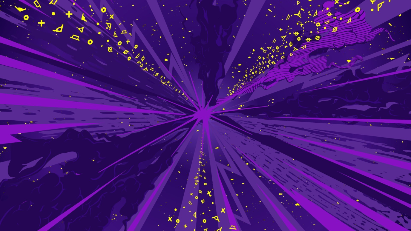 Purple burst background